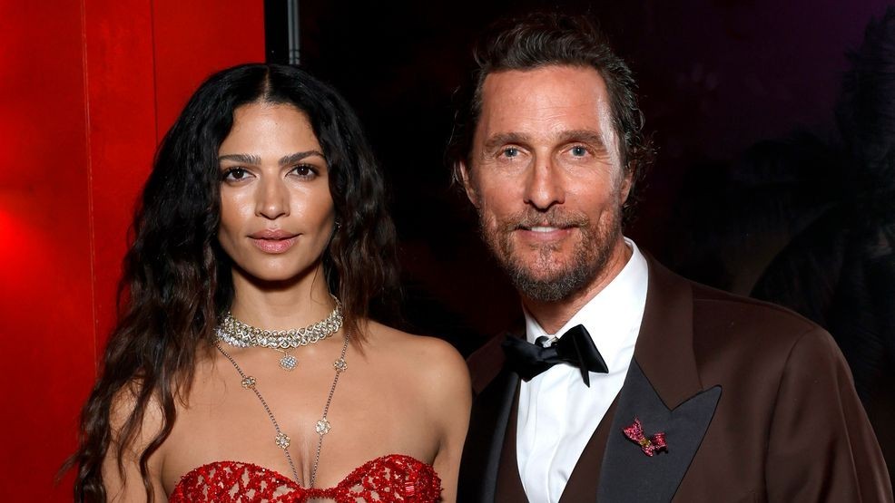 Image for story: Matthew McConaughey needed 'liquid courage' to land a date with his wife, Camila Alves