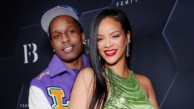 A$AP Rocky and Rihanna welcome their third child together. They share sons RZA and Riot. (Credit: Rich Fury/Getty Images)