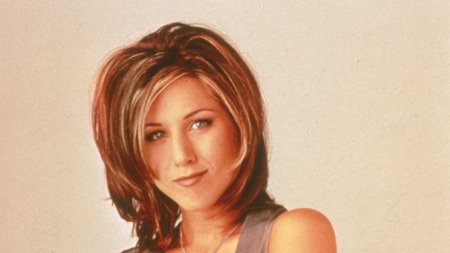 Promotional portrait of American actor Jennifer Aniston for the television series, 'Friends,' c. 1995. (photo by NBC Television/Getty Images)