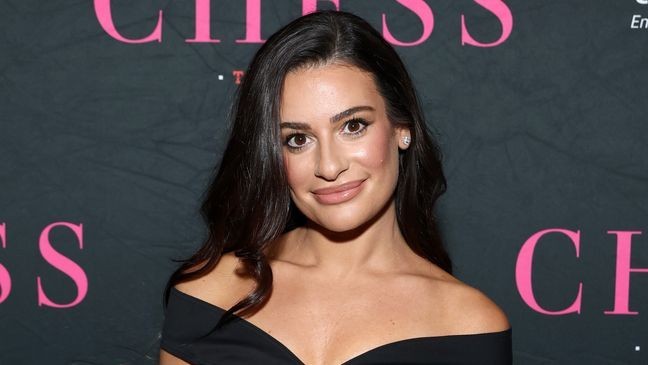 NEW YORK, NEW YORK - SEPTEMBER 25: Lea Michele attends the "Chess" Photo Call at Dear Irving Broadway on September 25, 2025 in New York City. (Photo by Cindy Ord/Getty Images)