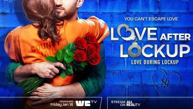 The poster for "Love During Lockup." (Courtesy We TV)