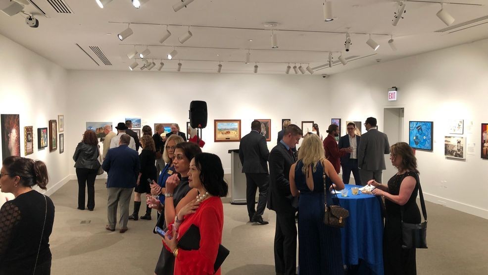 A new exhibit showcasing some artworks by law enforcement officers opened at the National Law Enforcement Museum in Northwest, D.C. (Photo Credit: National Law Enforcement Museum).