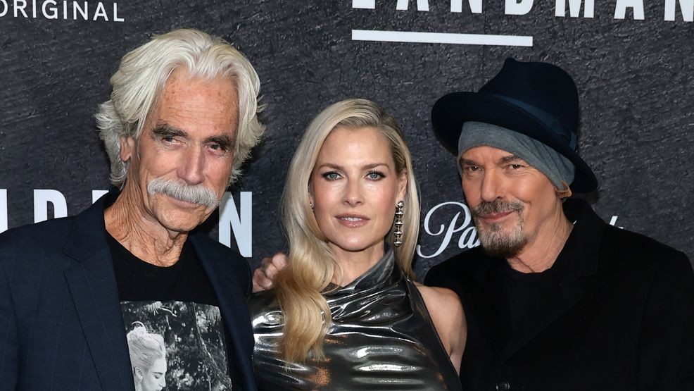 NEW YORK, NEW YORK - NOVEMBER 11: Sam Elliott, Ali Larter and Billy Bob Thornton attend Paramount+'s "Landman" Season 2 Premiere at Alice Tully Hall, Lincoln Center on November 11, 2025 in New York City. (Photo by Dimitrios Kambouris/Getty Images)