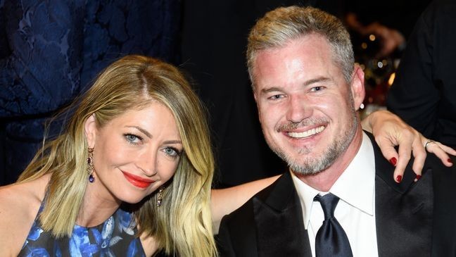HOLLYWOOD, CA - JUNE 04: Actors Rebecca Gayheart (L) and Eric Dane attend the 43rd AFI Life Achievement Award Gala honoring Steve Martin at Dolby Theatre on June 4, 2015 in Hollywood, California. (Photo by Frazer Harrison/Getty Images for AFI)