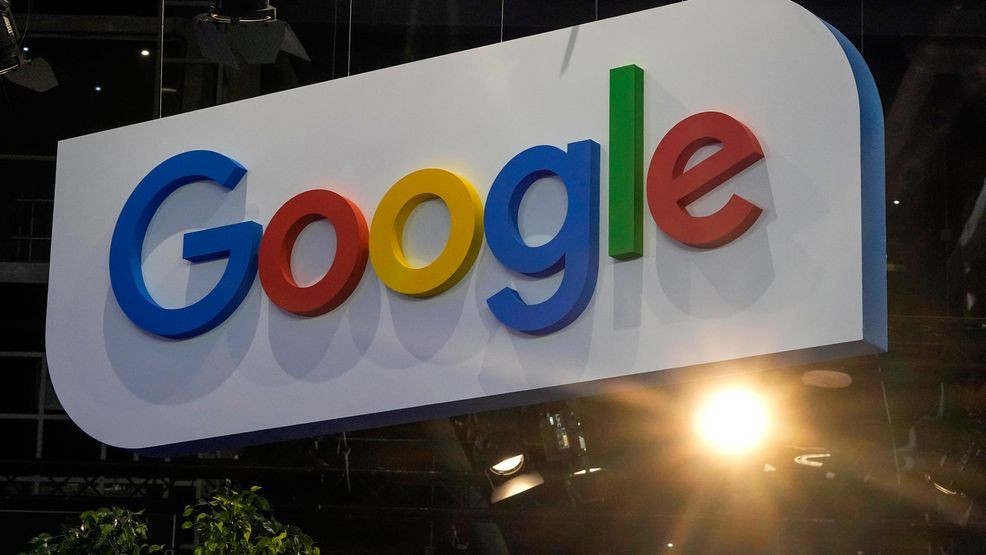 FILE - The Google logo is photographed at the Vivatech show in Paris, on June 15, 2023. (AP Photo/Michel Euler, File)