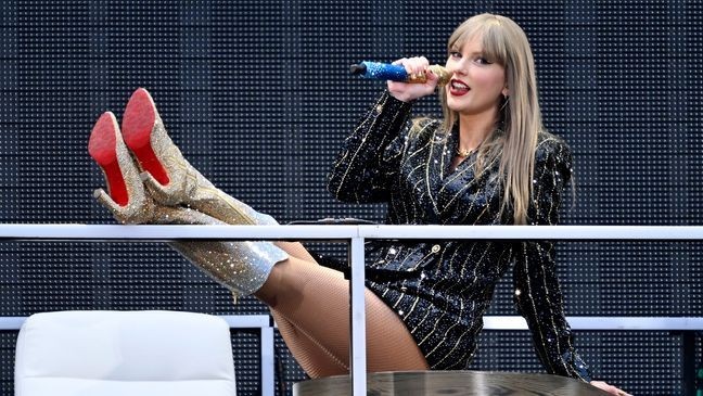 Swift began re-recording her albums, releasing "Taylor's Versions" of four of the six. (Photo by Gareth Cattermole/Getty Images)