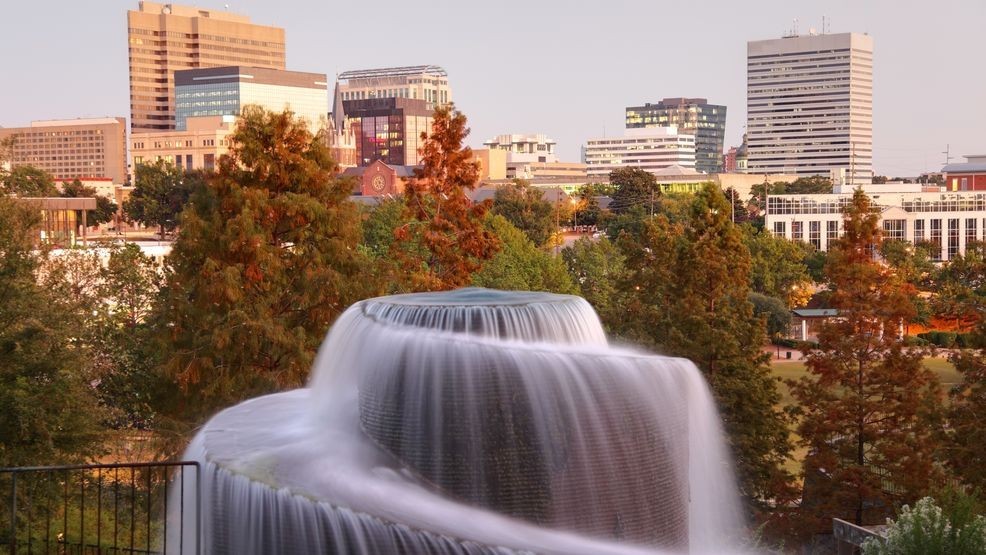 Finlay Park is the largest and most visited park in downtown Columbia, South Carolina.