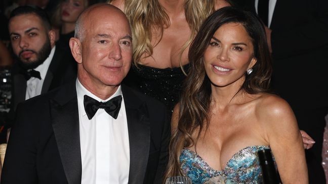 Jeff Bezos and Lauren Sanchez have officially tied the knot in Italy. (Photo by Pascal Le Segretain/amfAR/Getty Images for amfAR)