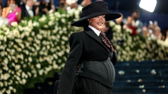Rihanna reveals she's pregnant with baby no.3 at 2025 Met Gala (Credit: Jamie McCarthy/Getty Images)