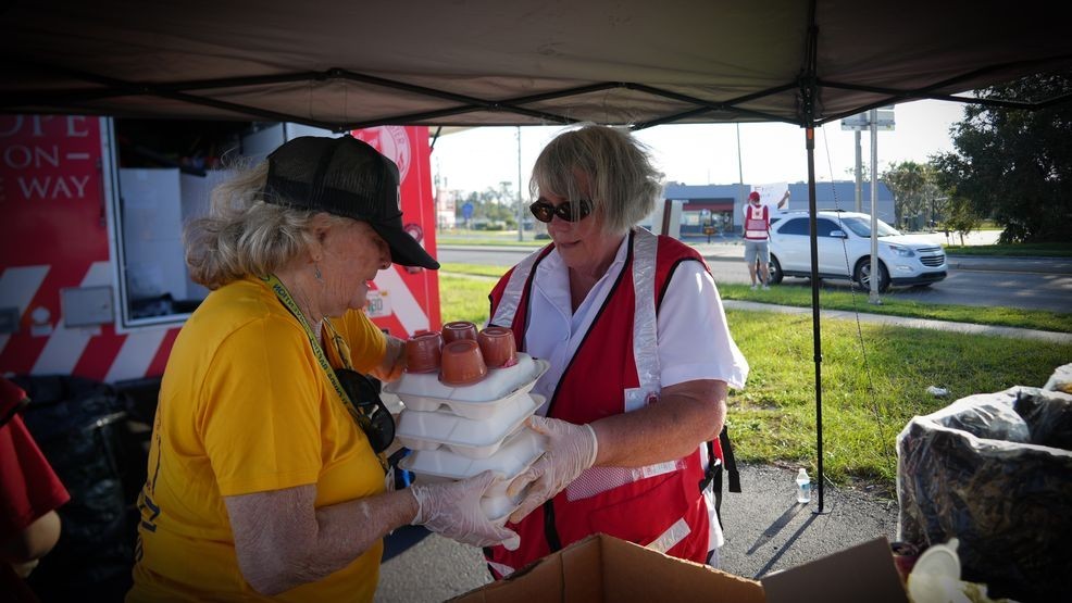 Salvation Army set up after Hurricane Helene (Salvation Army)