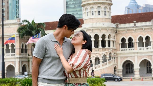 {p}Ross Butler and Lana Condor in 'Worth the Wait' movie Courtesy: Tubi{/p}