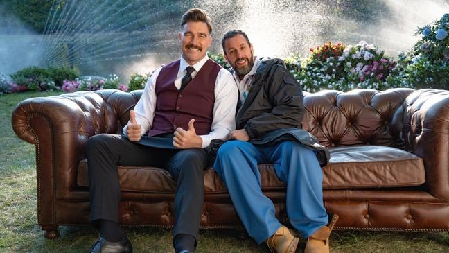 "Happy Gilmore 2" features dozens of cameos, including Travis Kelce. (Scott Yamano/Netflix © 2025.