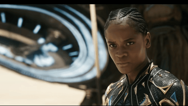 Letitia Wright as Shuri in the "Avengers: Doomsday" teaser. (Courtesy: Marvel Studios)