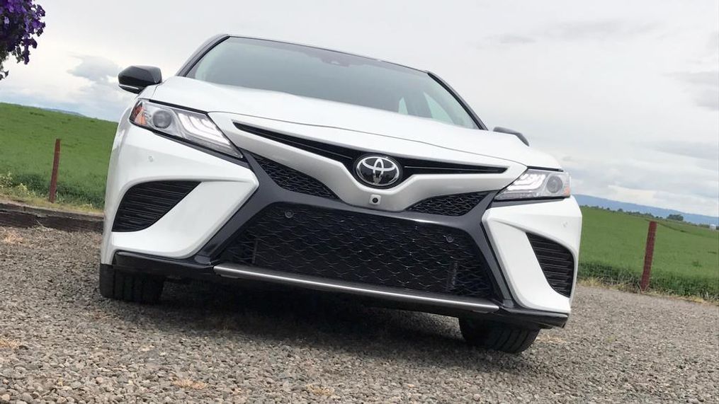 Toyota is the top brand in Consumer Reports' annual vehicle reliability rankings. Pictured: The all-new 2018 Toyota Camry (Sinclair Broadcast Group / Jill Ciminillo){p}{/p}