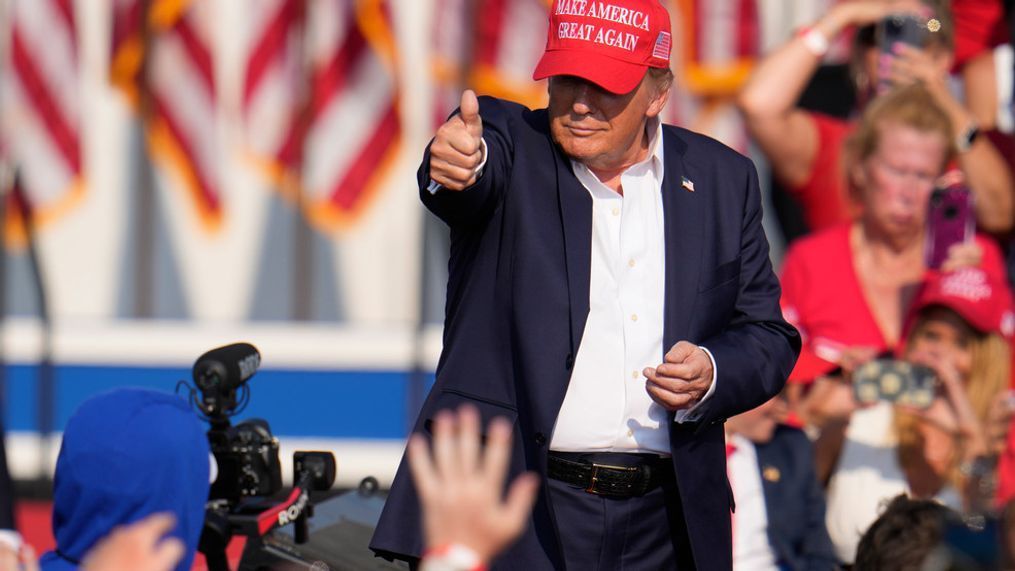 FILE - Republican presidential candidate former President Donald Trump speaks at a campaign event in Butler, Pa., July 13, 2024. The federal judge presiding over the classified documents case of former President Donald Trump in Florida has dismissed the prosecution because of concerns over the appointment of the prosecutor who brought the case. (AP Photo/Gene J. Puskar, File)