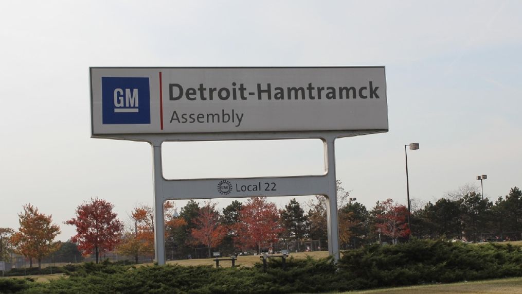 General Motors' Detroit-Hamtramck factory is one of five factories that will close temporarily in January. Just more than 10,000 workers will be idled. (Image courtesy of General Motors)

