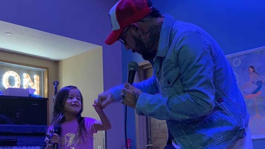 Before their concert at Vivint Smart Home Arena, band member AJ McLean stopped by Primary Children's Hospital. (Photo courtesy of Primary Children's Hospital)