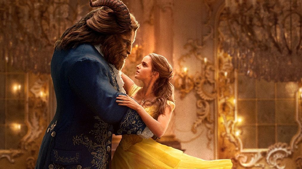 The Beast (Dan Stevens) and Belle (Emma Watson) in Disney's "Beauty and the Beast," a live-action adaptation of the studio's animated classic which is a celebration of one of the most beloved stories ever told. (Disney)