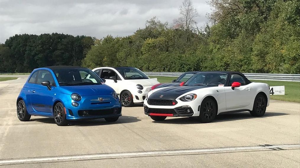 Abarth models are equipped with a 1.4-liter turbocharged 4-cylinder engine that delivers 160 horsepower in the 500 and 164 horsepower in the 124. (Sinclair Broadcast Group / Jill Ciminillo)