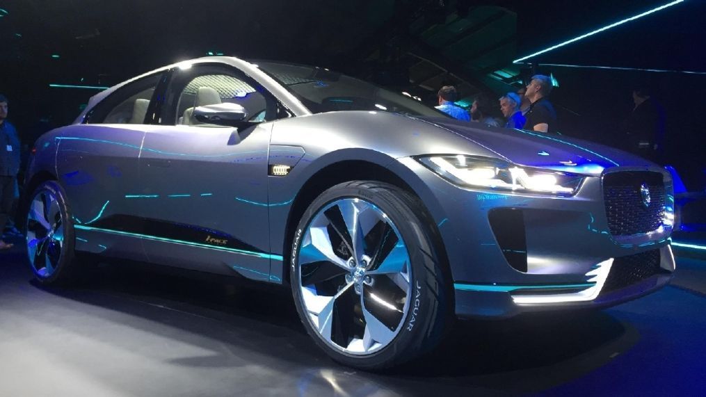 Jaguar I-Pace Concept. (Sinclair Broadcast Group/Jill Ciminillo)