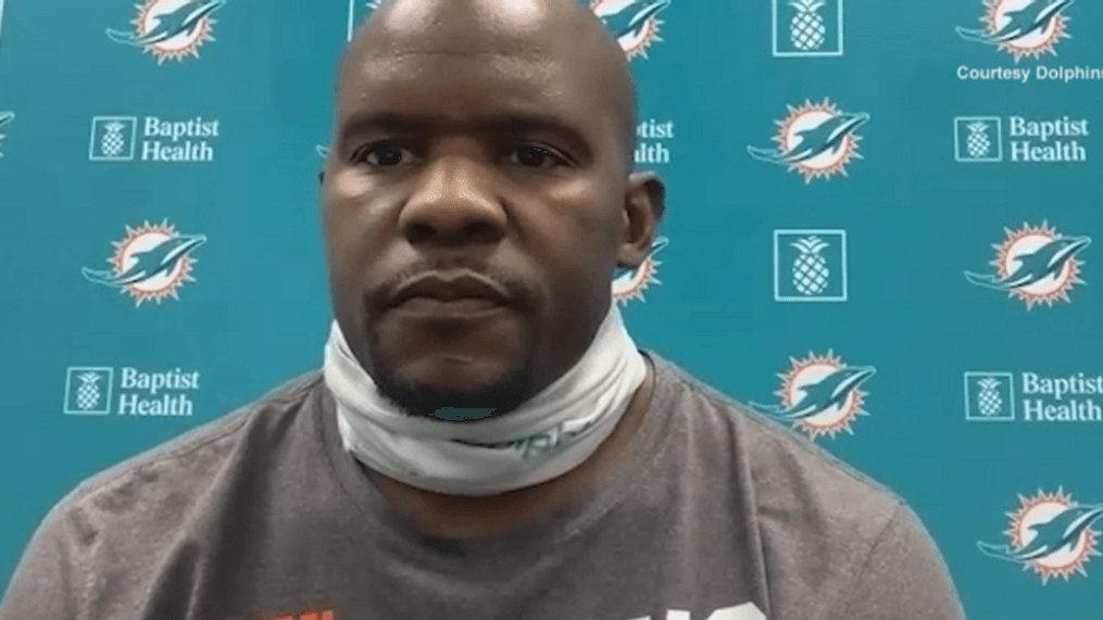 WATCH: Dolphins' Flores says team, league must do this in order for there to be a season