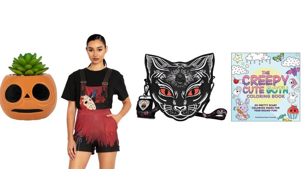 Halloween Horror Gift Guide 2023 (Photo: Universal, Black Milk,{&nbsp;}Adams Media Corporation)