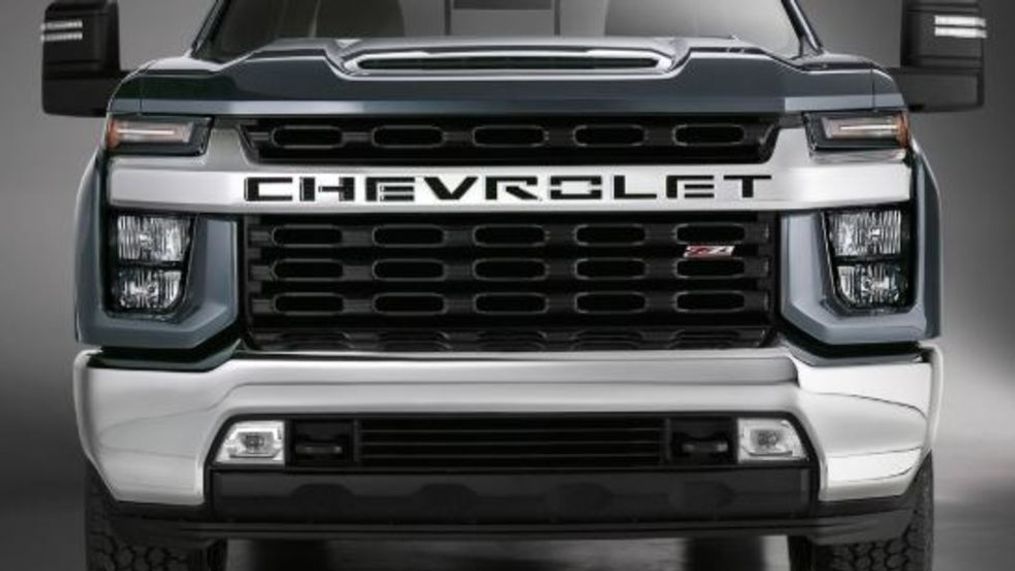 Chevrolet will introduce its new Silverado heavy-duty truck, which is nearly the same as a Sierra but a little less posh. (Chevrolet){&nbsp;}