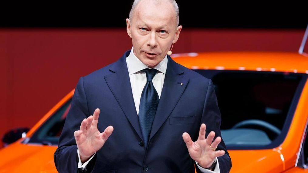 In this Tuesday, March 5, 2019 file photo, Thierry Bollore, Renault Chief Executive Officer, speaks during the presentation of the new Renault Clio as part of the press day at the '89th Geneva International Motor Show' in Geneva, Switzerland. French carmaker Renault has dismissed its chief executive officer, overhauling its leadership once again after the jailing of its previous chairman and CEO. The decision by the board on Friday Oct. 11, 2019, to dismiss Thierry Bollore was effective immediately. (Cyril Zingaro/Keystone via AP, File)