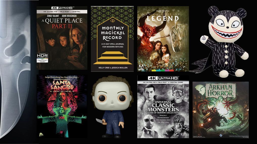 Happily Haunted: A Halloween Gift Guide 2021 (Photo: Paramount, Microcosm Publishing, Arrow Films, Build-A-Bear, Severin Films, Funko, Universal, Asmodee)