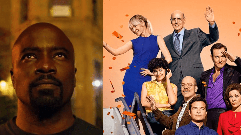 Promotional images for "Marvel's Luke Cage" and "Arrested Development." (Netflix/YouTube)