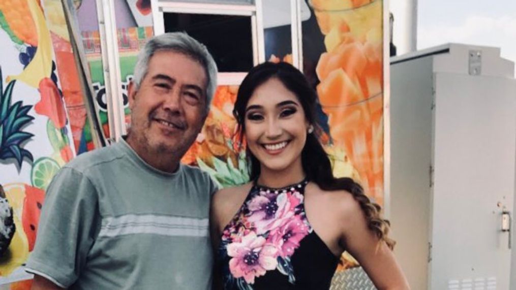 Vanessa Macedo was sad she wouldn't be able to see her father on her Prom night, because he was working. Her family runs a fruit trailer in Porterville. So, she and her date made a 25-mile detour to see him. His reaction has now been viewed by millions.