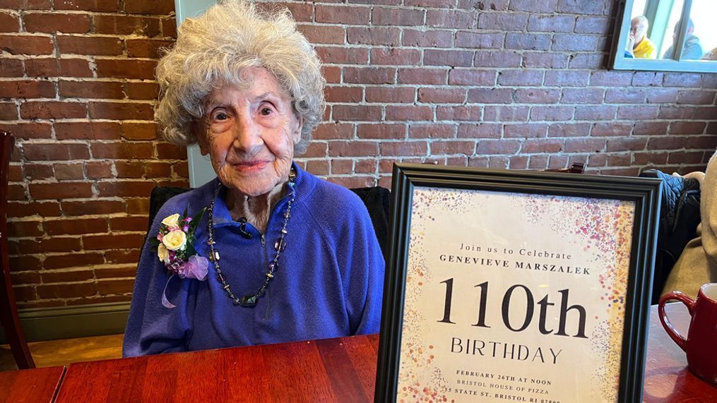 On Tuesday, Feb. 27, Genevieve Marszalek will turn 110-years-old. (WJAR)