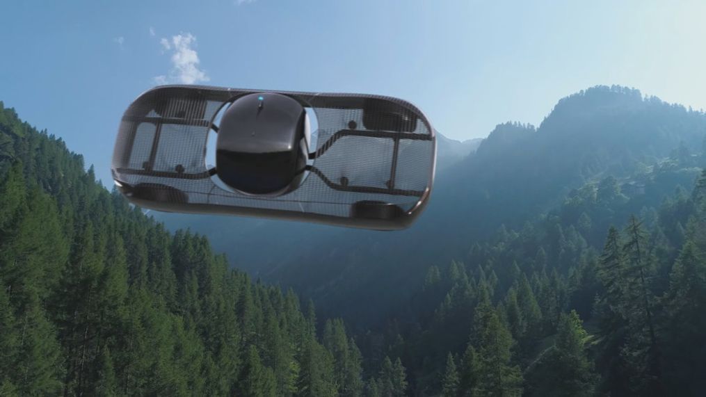 California-based Alef Aeronautics says it's developing an electric car that can drive on roads and then take off vertically for flight. (Images provided by Alef Aeronautics)