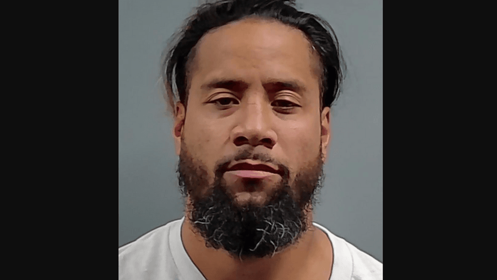 WWE superstar 'Jimmy Uso' was arrested in Pensacola on Tuesday for driving under the influence, according the Pensacola Police Department. (Escambia County Jail)