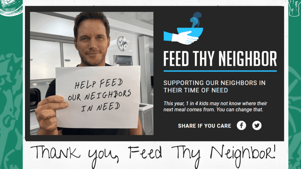 Chris Pratt in Feed Thy Neighbor (Provided by Feed Thy Neighbor)