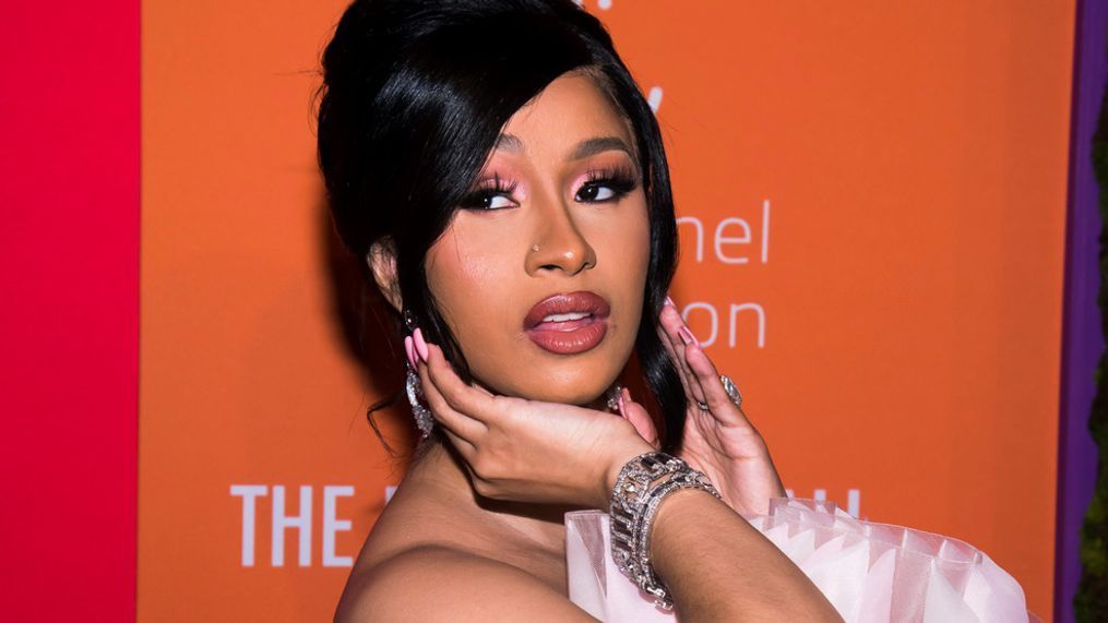 FILE - Cardi B appears at the 5th annual Diamond Ball benefit gala at Cipriani Wall Street in New York on Sept. 12, 2019. (Photo by Mark Von Holden/Invision/AP, File)