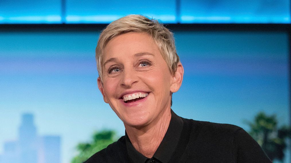 FILE - In this Oct. 13, 2016, file photo, Ellen DeGeneres appears during a commercial break at a taping of "The Ellen Show" in Burbank, Calif. (AP Photo/Andrew Harnik, File)