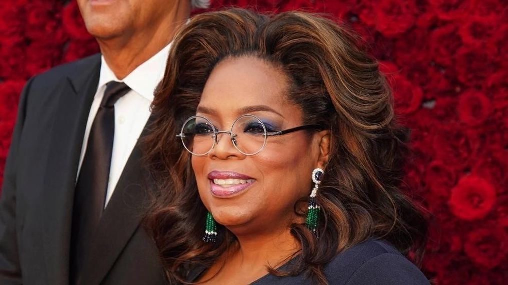 {p}Oprah Winfrey poses for a photo on the red carpet at the grand opening of Tyler Perry Studios on Saturday, Oct. 5, 2019, in Atlanta. (Photo by Elijah Nouvelage/Invision/AP){/p}