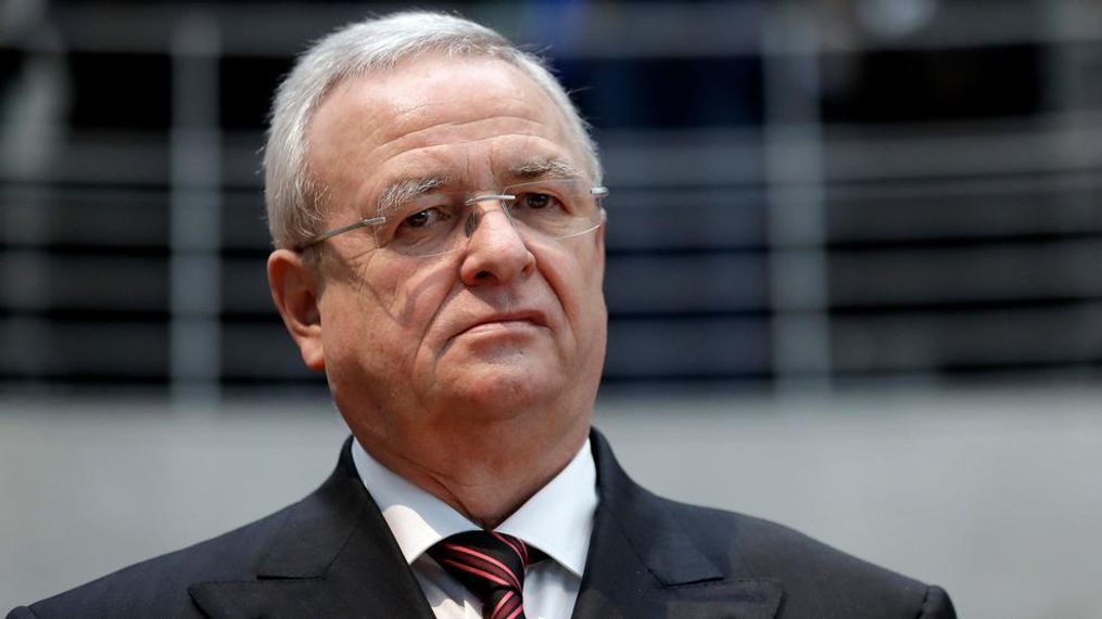 In this Jan. 19, 2017 file photo Martin Winterkorn, former CEO of the German car manufacturer 'Volkswagen', arrives for a questioning at an investigation committee of the German federal parliament in Berlin, Germany.   A federal grand jury in Detroit has indicted the former Volkswagen CEO Winterkorn on charges stemming from the company's diesel emissions cheating scandal. The four-count indictment unsealed Thursday, May 3, 2018, alleges that the automaker's top executive at the time knew about the plot. The 70-year-old Winterkorn is charged with three counts of wire fraud and one of conspiring to violate the Clean Air Act. He was indicted in March. (AP Photo/Michael Sohn, File)