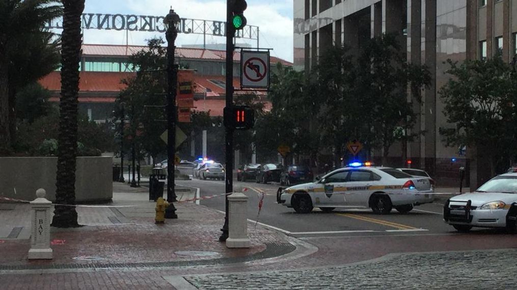 Multiple people were killed in a shooting at the Jacksonville Landing on Aug. 26, 2018. (Mike McCormick/SBG)