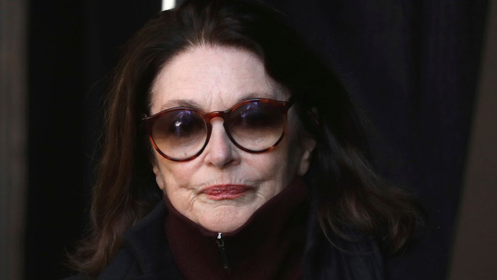 FILE - French actress Anouk Aimee arrives at La Madeleine Church prior to the funeral ceremony to late French rock singer Johnny Hallyday Saturday Dec. 9, 2017 in Paris. French actress Anouk AimÃ©e, winner of a Golden Globe for her starring role in "A Man and a Woman" by legendary French director Claude Lelouch, has died, her agent said Tuesday. She was 92. (Ludovic Marin, Pool via AP, File)