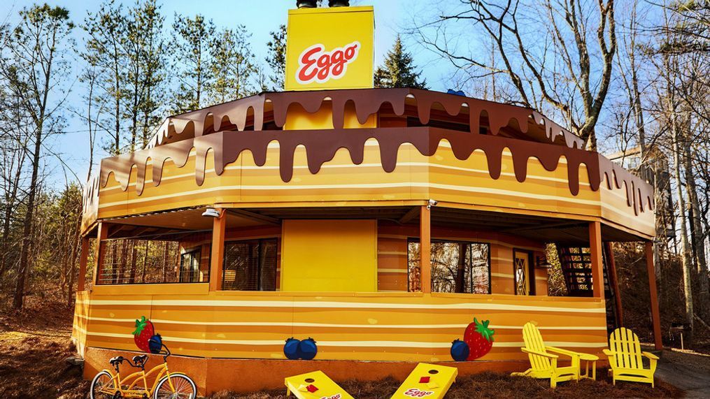 Sleep in pancake paradise: Eggo's pancake house debuts in Tennessee (Kellanova news release)