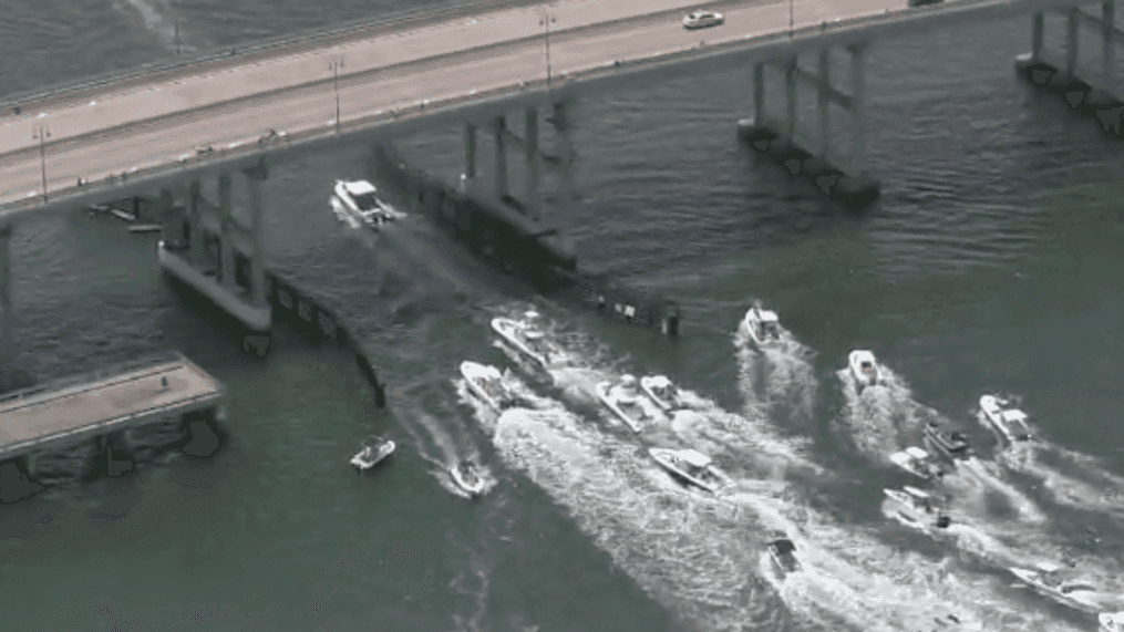 Parade of boats in support of President Trump in south Florida as waterway reopens to the public. {&nbsp;}| Photo: CNN Newsource{p}{/p}{p}{/p}