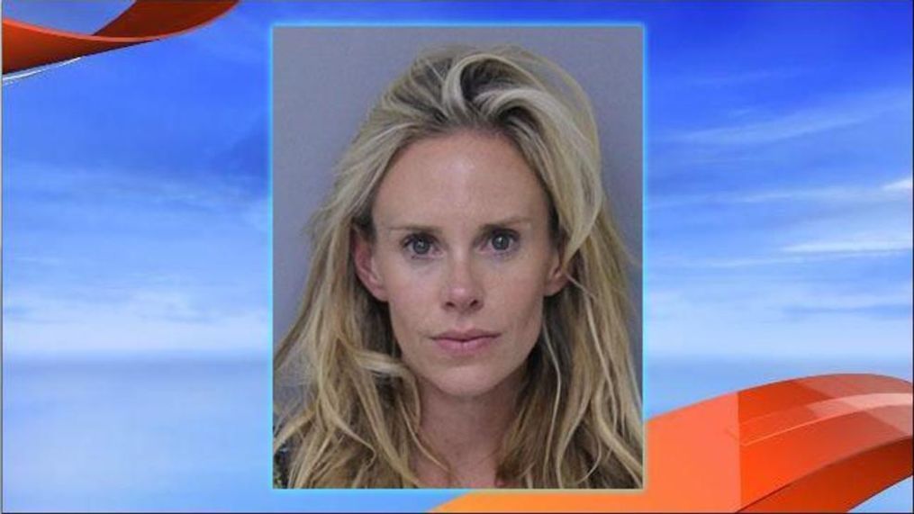 Krista Glover, the wife of golfer Lucas Glover, is facing a domestic violence charge. (SJCSO)