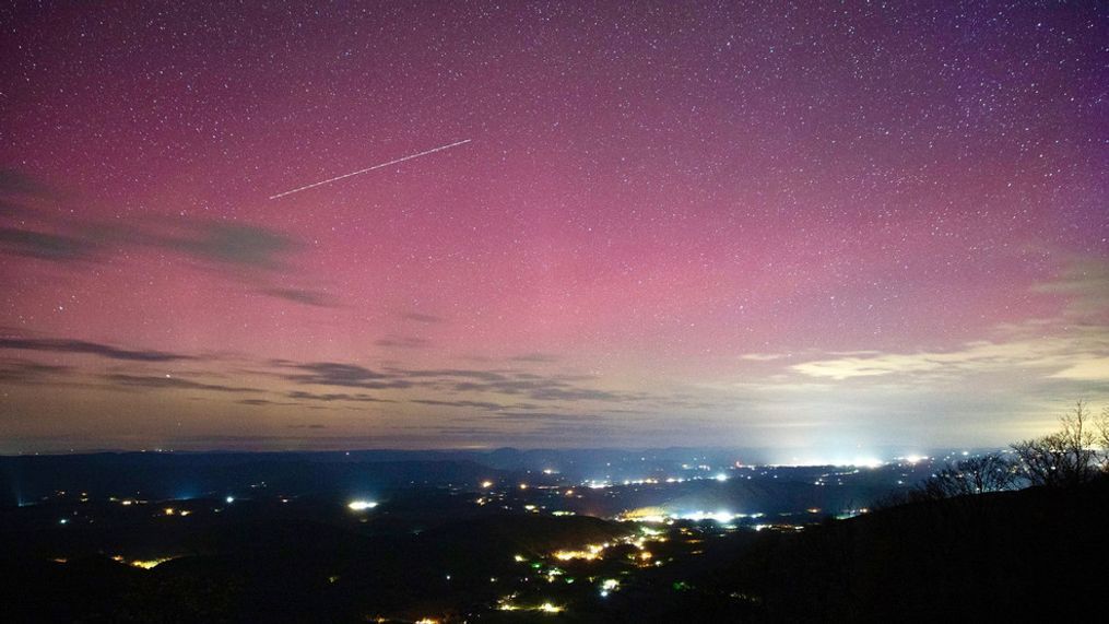 The Northern Lights were visible in Central Virginia{&nbsp;} (Savannah Martin/WSET)