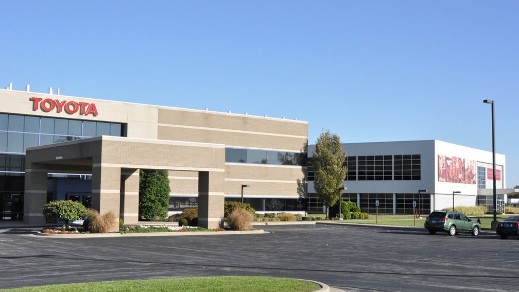 Toyota Motor Manufacturing, Indiana, entrance (Image courtesy of Toyota Motor Sales, USA)