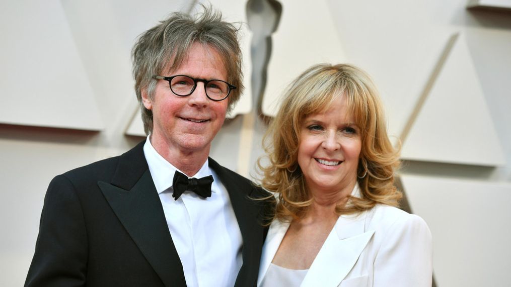 Dana Carvey, left, and Paula Zwagerman arrive at the Oscars on Sunday, Feb. 24, 2019, at the Dolby Theatre in Los Angeles. (Photo by Jordan Strauss/Invision/AP)