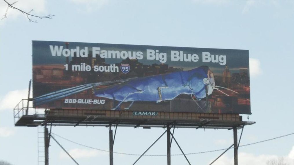 Rhode Island's most famous insect now has its own billboard. (WJAR)