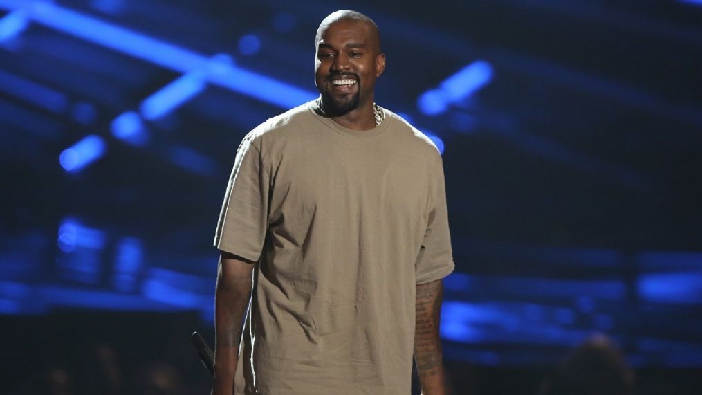 FILE - In this Aug. 30, 2015 file photo, Kanye West accepts the video vanguard award at the MTV Video Music Awards in Los Angeles. (Photo by Matt Sayles/Invision/AP, File)