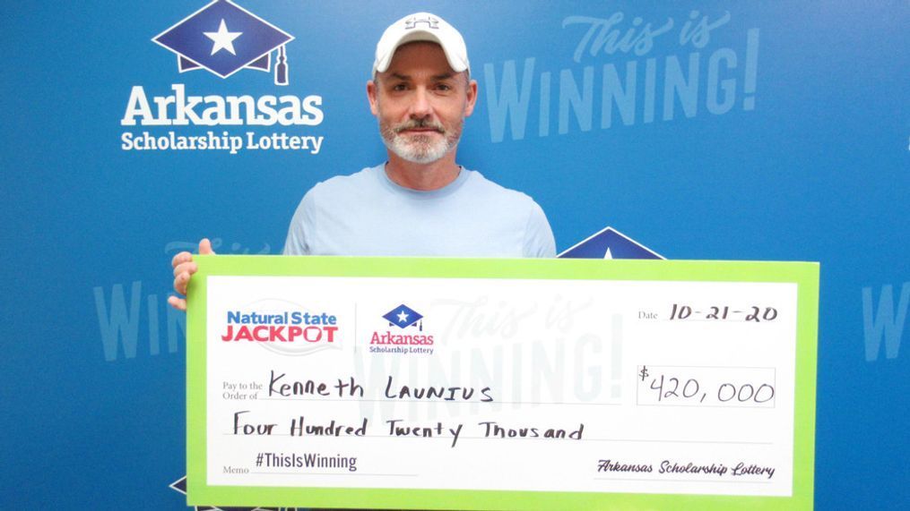 Kenneth Launius, an Arkansas man who won a $420,000 lottery prize (Photo: Arkansas Scholarship Lottery){ }